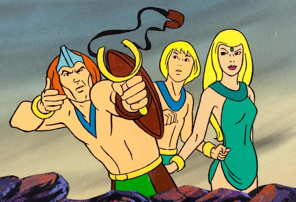O design visionário do desenho animado Os Herculóides