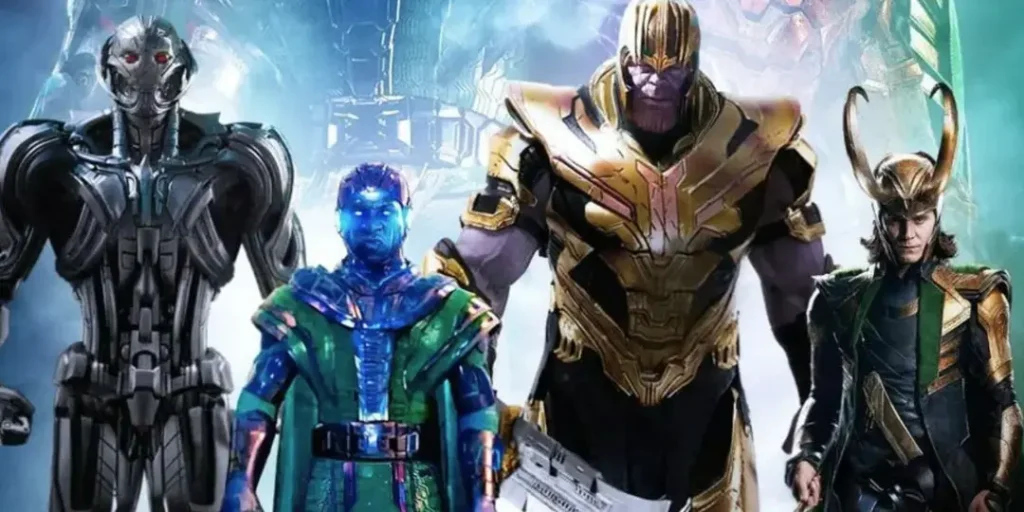 Vingadores Arte De F Une Os Principais Vil es E Mostra Kang Entre 