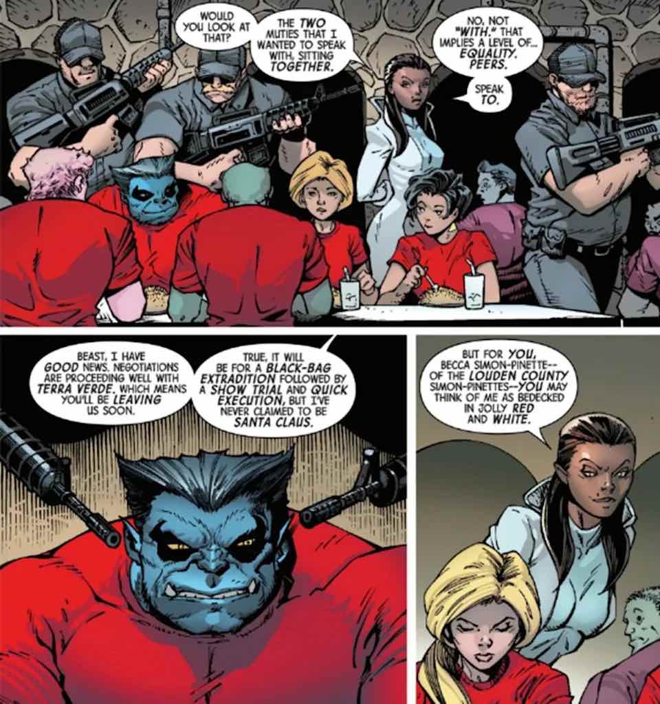 HQ dos X-Men critica a atual política americana de imigração