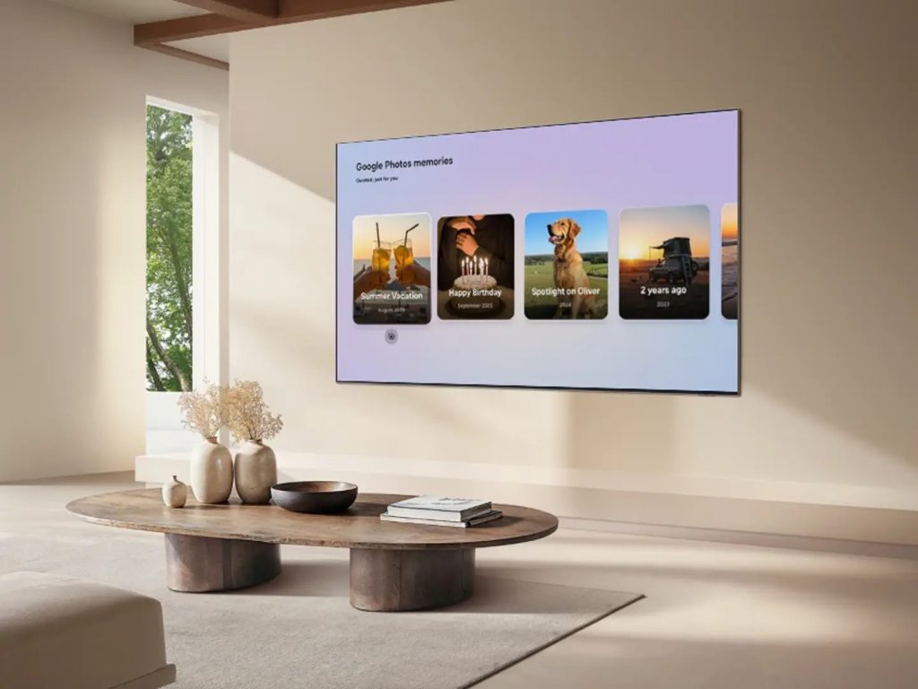 Google Fotos chega à Smart TV Samsung em 2026