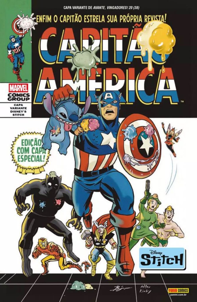 Stitch aparece em capas variantes do Universo Marvel