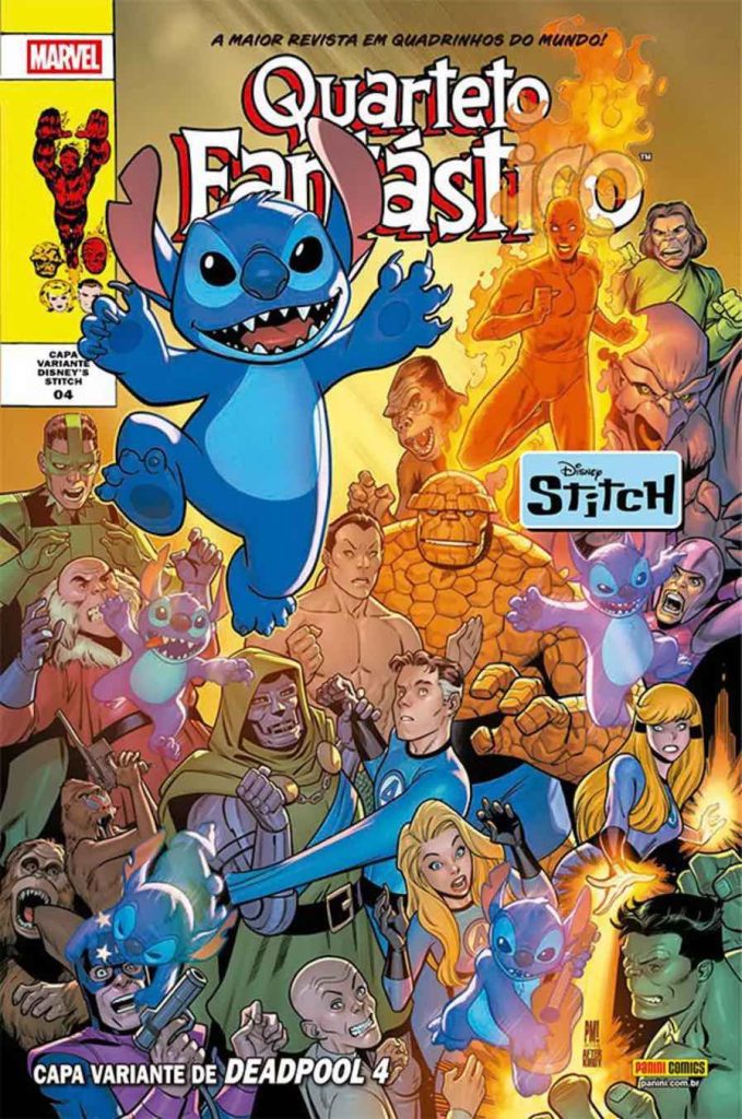 Stitch aparece em capas variantes do Universo Marvel