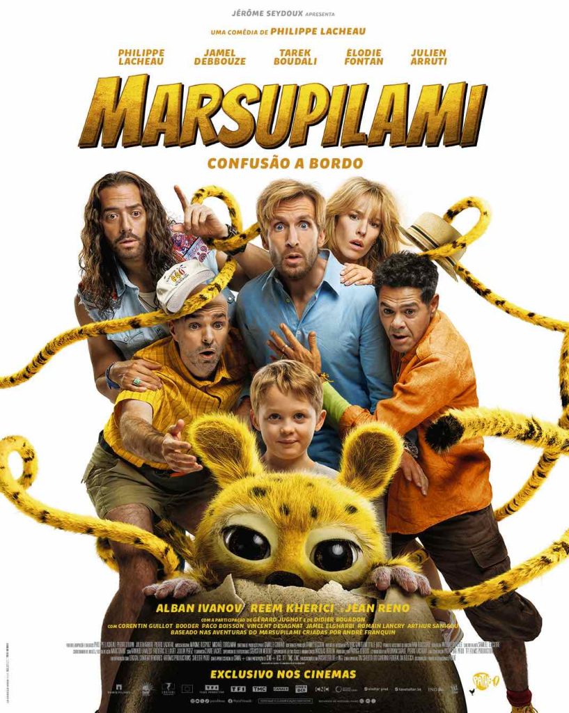 Comédia "Marsupilami: Confusão a Bordo” ganha cartaz e trailer