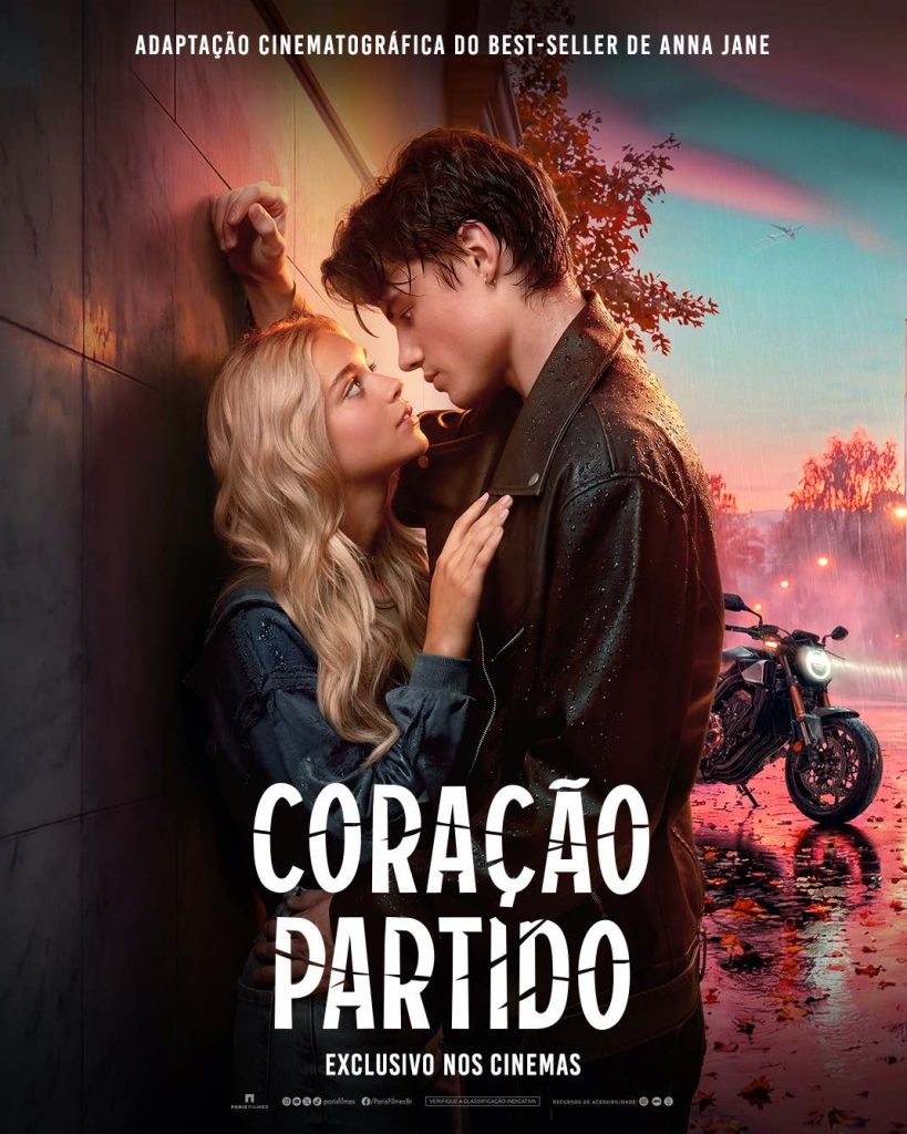 “Coração Partido”: Paris Filmes divulga cartaz da adaptação de Anna Jane