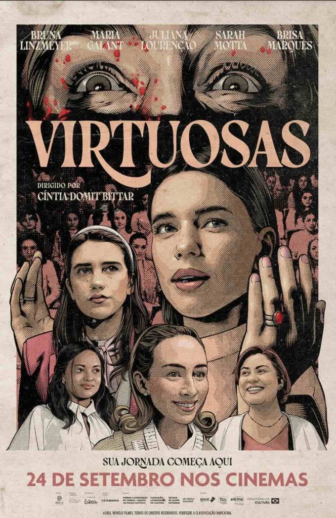 "Virtuosas" critica a submissão feminina com suspense e sátira