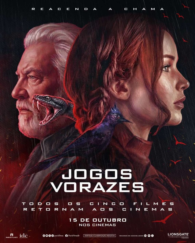 Saga “Jogos Vorazes” retorna aos cinemas nesta quinta-feira